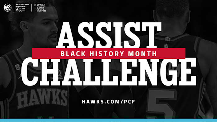 Hawks' promotional poster for Black History Month.